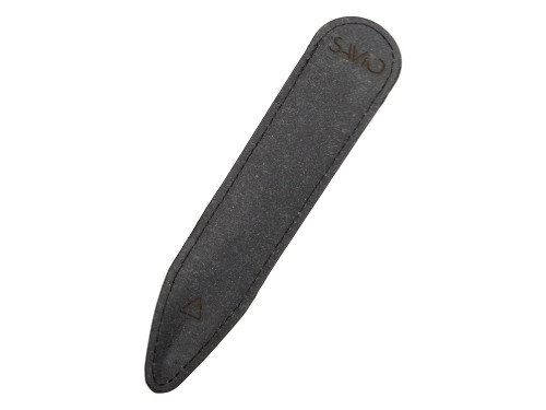 Шариковая ручка из переработанной стали и переработанной кожи Venera, серая